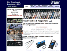 Tablet Screenshot of draegersafetyonline.com